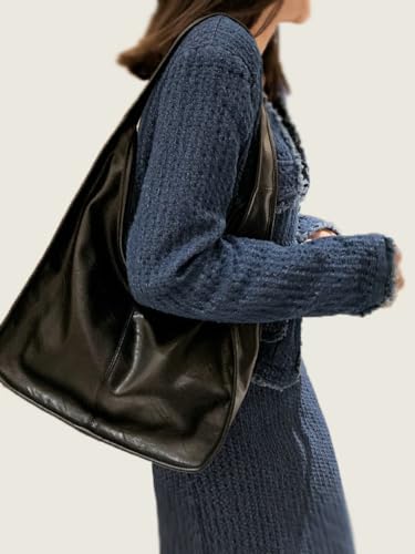 Tote Bag for Women, PU Leather Tote Bag Purses, Large Shoulder Crossbody Bag, Top Handle Shoulder Handbag for Office Travel3