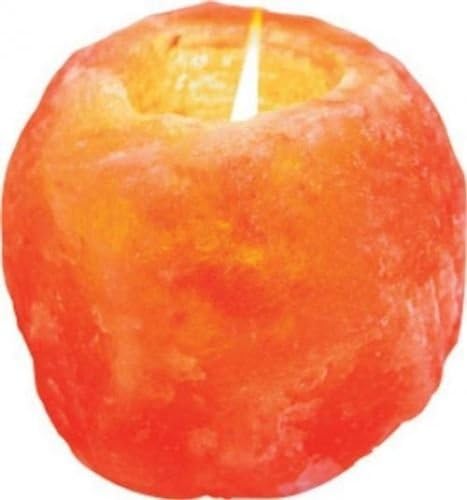 Natural Himalayan Crystal Salt Tea light Candle Holder 2 Lbs Lot of 1