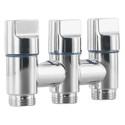 Robinet d'angle à trois voies pour stopper les fuites d'évier