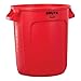 Rubbermaid Commercial FG261000RED Brute LLDPE 10-Gallon Trash Can without Lid, Legend