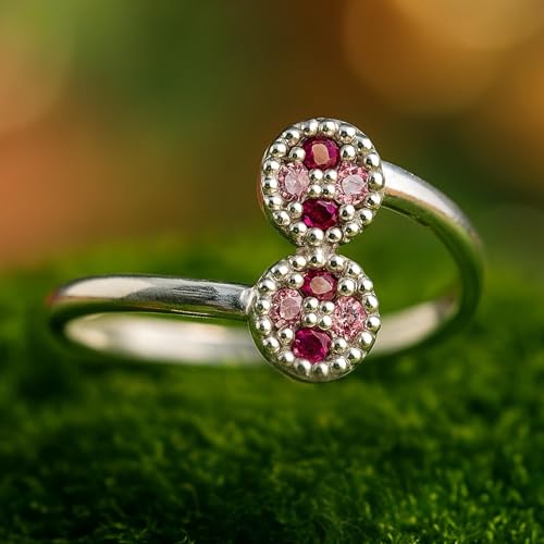Image of SATKOTI 925 Silver Toe Rings for Women | Adjustable Pure Metal Bichiya with AAA Quality CZ Stone| BIS Hallmarked Jewelry with Authenticity Certificate | Pair of 2 Metti
