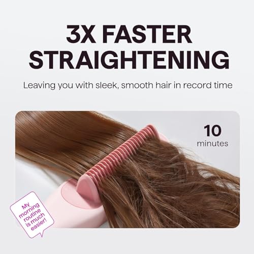 Image of Wavytalk Steamlin Pro Steam Straightener Brush, Wavytalk Sleek Sweep Ionic Hair Dryer Blac