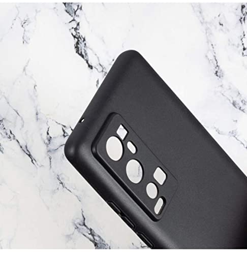 Image of Mobile Back Cover Case for Vivo X60 Pro Plus (Silicone Case|CameraProtection|Black SC1510)