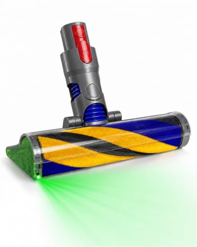 LHYNEE Brosse Sol Soft pour Dyson V7 V8 V10 V11 V15 Aspirateur LED Fluffy
