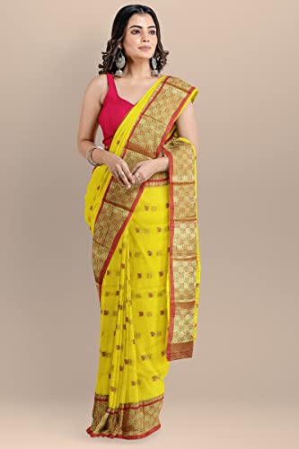 Image of Woven Tangail Pure Cotton Saree