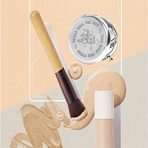 Jniap Singer Inspired Gifts Pocket Mirror Cruel Summer Compact Mirror For Singer Fan Portable Travel Makeup Mirror Music Lover Gift (Dice And Eyes M) #TOP3