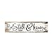 P. Graham Dunn Be Still Know I Am God Script Design White Wash 6 x 1.5 Mini Pine Wood Tabletop Sign Plaque