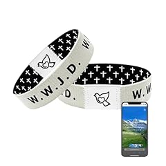 Wearable bible bracelet white