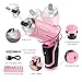 WORKPRO Pink Tool Set with 3.7V Rotatable Electric Screwdriver, 18PCS Portable Ladies Home Tool Kit with Toolbox, Cordless Electric Screwdriver Kit, Household tool kit for Dorm, Apartment -Pink Ribbon