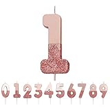MEZCLA Y COMBINA: tenemos velas numéricas del 0 al 9 disponibles para que puedas combinar velas para crear cualquier edad o número.