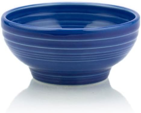 Fiesta® Small Footed Bowl, 14oz – Durable Ceramic, Lead-Free, Dishwasher/Microwave/Oven Safe – Made in USA Dinnerware - Lapis