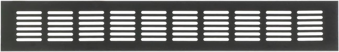 Steinberg14 Aluminum 400x60mm Vent Grill/Cover, Dark Brown 16x2 inch Air Grate Plinth, Kitchen Worktop Grille - Image 4