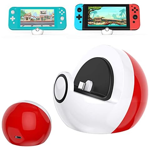 SiWiQU Charging Dock for Nintendo Switch/Switch Lite/Switch OLED, Type C Port Switch Charging Stand Station, Replacement Switch Lite Charger Dock for Nintendo Switch Cover