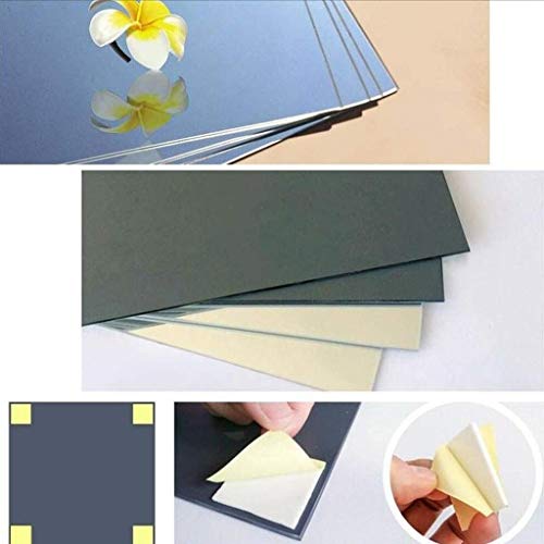 Miroirs muraux sans cadre pleine longueur avec film anti-explosion et base - 7