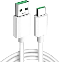 Original 65W Type C Fast Charging Cable for Oppo Reno 6 7 K9 Find X Series – White