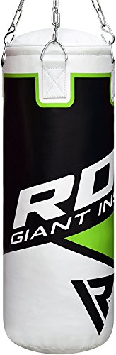 image for RDX Kids Punching Bag UNFILLED Set Junior Kick Boxing 2FT Heavy MMA Tr