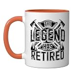 Legend Has Retired Firefighter Career Proud Thin Red...