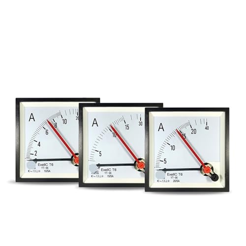 Compteur de courant de surcharge YT96 double aiguille AC 750V