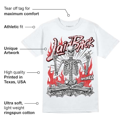 Image of DopeSkill Graphic Tee Streetwear Hip Hop Hypebeast Street Style Unisex T-Shirt Sneaker Colour Matching Shirts Horror Skeleton