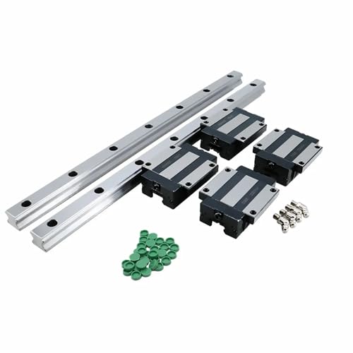 Rails HGH20 200mm avec chariots HGW20CC, rigidité et fluidité mécanique