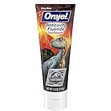 Orajel Jurassic World Anticavity Fluoride Berry Blast Flavor- Kids Toothpaste Tube, 4.2 Oz
