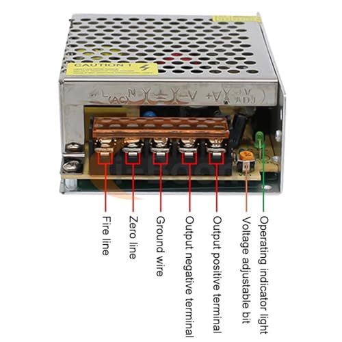 Transformateur 5V 50W pour ruban LED et caméra surveillance - 2