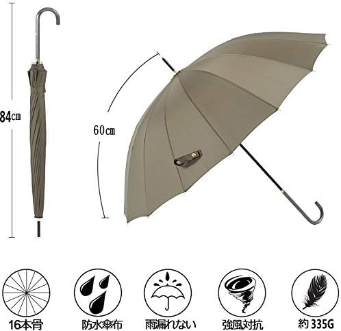 Amazon 瑾秀 長傘 レディース 16本骨 軽量 耐風 傘 オシャレ 雨傘 手動 大きい 日傘 高強度 グラスファイバー ステッキ 傘 メンズ 丈夫 撥水 梅雨対策 収納ポーチ付き グリーン 瑾秀 長傘 通販