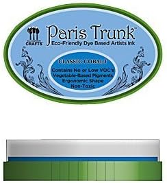 Eco Green Crafts Paris Trunk Dye-Based Artists Ink, Classic Cobalt