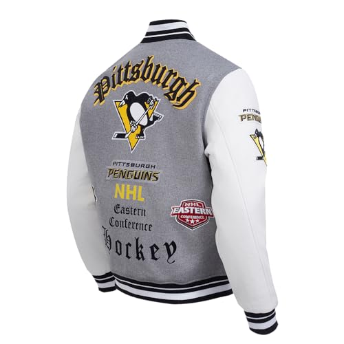 Image of Pro Standard Mens NHL Old English Varsity Jacket