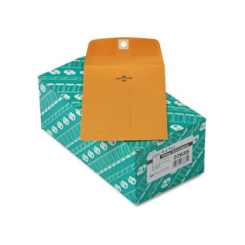 Quality Park 5 x 7 1/2 Clasp Envelopes Cover