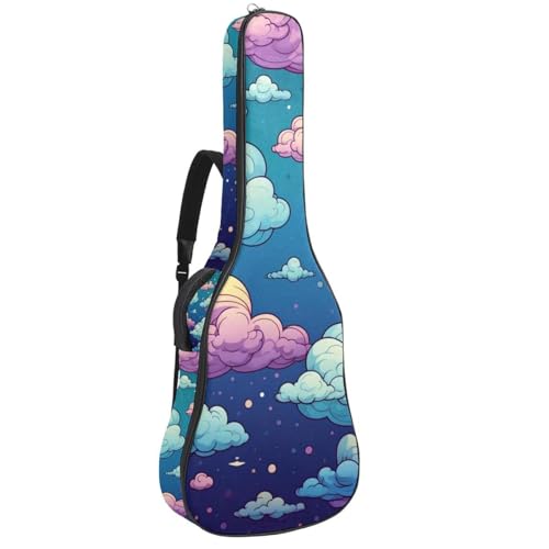 Sac pour guitare acoustique 101,6 cm étui multicolore étanche de transport
