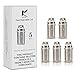 Produktbild Kupbox Verdampferkopf, EC Coil 0.5 Ohm (Packung von 5) für Kupbox E Zigarette Starterset80W Rider Dark, ohne Nikotin