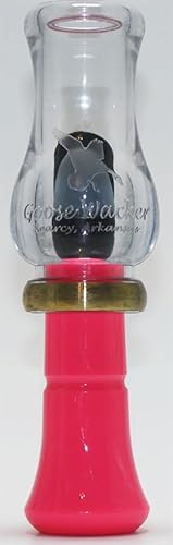 Kwack Wacker Goose Call Short Reed (Clear Pink)