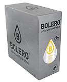 Bolero ICE TEA LEMON | 24x8g | jus en poudre sans sucre édulcoré à la stévia + vitamine C | pour enfants, sportifs et diabétiques