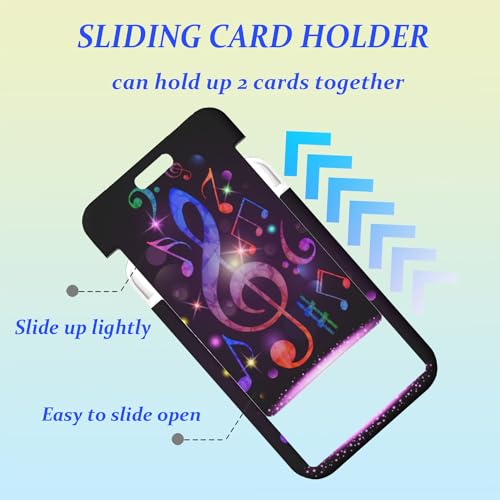 Wvpslak S350 Music Badge Holder Lanyard Id Card Holders Detachable Name Tag Clips Cute Funny Nurse Teacher Office Gifts Women Man Cute Badge Holder thumb #3