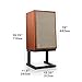 KLH Model Three 2-Way 8-inch Acoustic Suspension Bookshelf Speaker - Each (West African Mahogany)