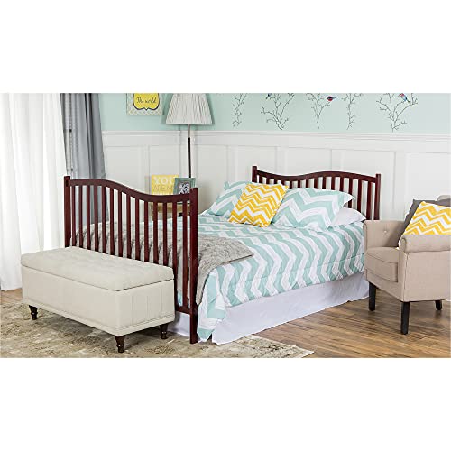 Dream On Me Chelsea 5-In-1 Convertible Crib In Cherry, Jpma Certified #TOP6