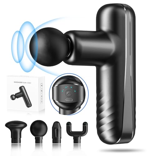 Mini Massage Gun for Deep Tissue Percussion - Portable Handheld M...