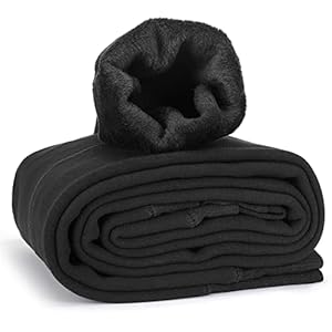 Aiglam Thermo-leggings voor dames, winter, thermolegging voor meisjes met dikke fleecevoering, thermische leggings met hoge taille, ondoorzichtige winterpanty, elastische broek.