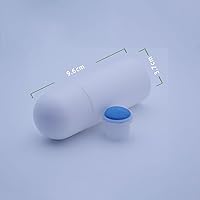 Vista 6 de 4 botellas aplicadoras de plástico con cabezal de esponja de 1.7 fl oz con esponja recargable desodorante botellas para aceite esencial cosmético