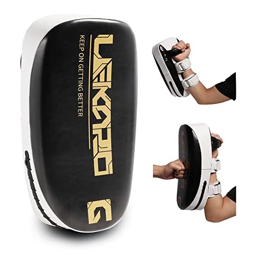 Muay Thai Pads for Kickboxing, Boxing Kick Pads, Kick Shield for MMA Boxing Training(Sold as Single)