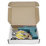 50W Plastic Welding Machine Car Bumper Repair Kit, Professional Hot Stapler PVC Stapling Gun with 4 Types of Staples, Fast Heating Garage Tool for Fixing Cracked Plastic Car and (US Plug)