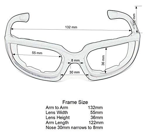 Global Vision - Occhiali anti-nebbia da moto con
