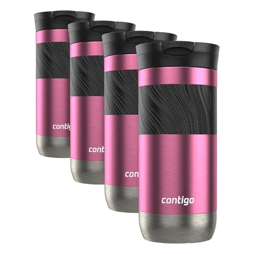 Image of Contigo Byron 2.0 Travel Mug 16 oz Azalea,(Pack of 4)