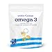 Produktbild Arctic Blue Omega 3 Fischöl Kapseln - 60 Stück  leicht zu schlucken, hochdosiert & MSC zertifiziert  1400 mg Fischöl (280 mg DHA & 120 mg EPA in Triglycerid-Form) - niedriger Oxidationswert