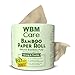 WBM Care Bamboo Paper Towels, Strong & Flexible 3-Ply, Designed for Sensitive Skin, Tree-Free, All-Natural & Healthy Bath Toilet Tissues, 200 Sheets, 20 Rolls