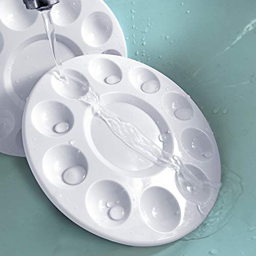 Image of 4pcs Paint Tray Palettes,Paint Pallet,Plastic Palette for Kids to Paint