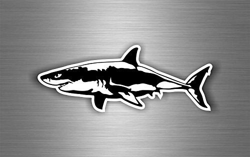 Adesivo per Auto Moto Tuning squalo Shark Vinile
