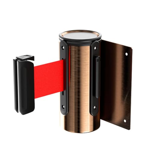 Ceinture barrière murale rétractable 5m avec poignée push-to-remove - 2