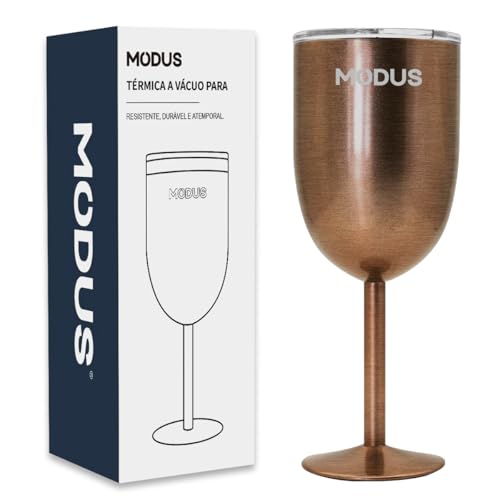 Taça Térmica 400ml Vinho Drinks Com Tampa